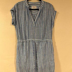 Rails Emma Stripe Linen Blend Minidress